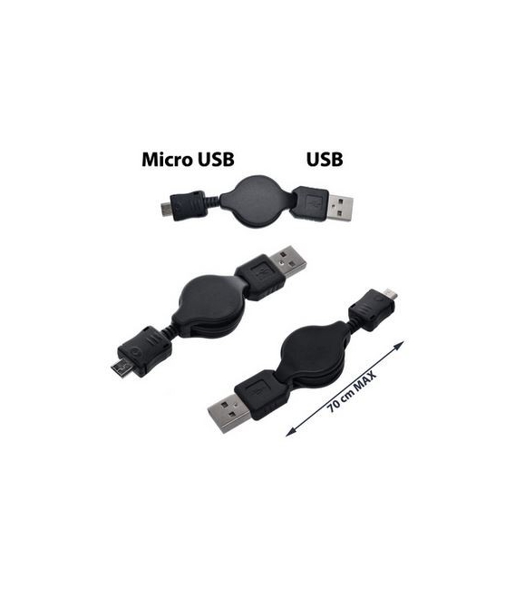 Vyťahovací micro USB kábel