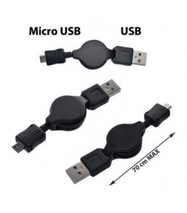 Vyťahovací micro USB kábel