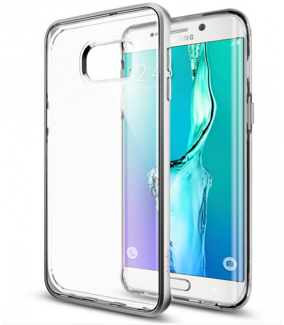 Púzdro Spigen Neo Hybrid Crystal Samsung Galaxy S6 Edge Plus - G928F strieborné