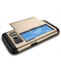 Púzdro Spigen Slim Armor CS Card Samsung Galaxy S7 zlatá