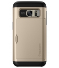 Púzdro Spigen Slim Armor CS Card Samsung Galaxy S7 zlatá