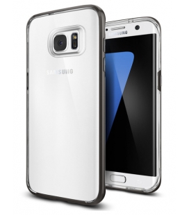Púzdro Spigen Neo Hybrid Crystal Gunmetal Samsung Galaxy S7  Edge