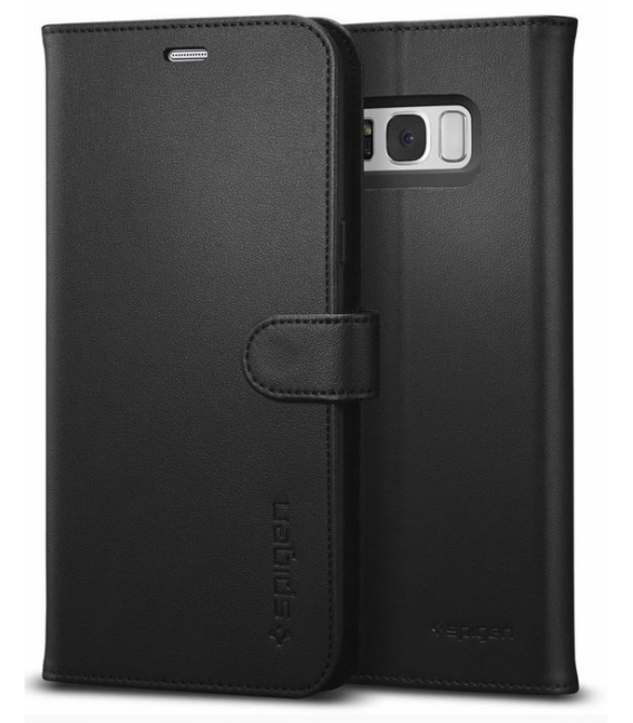 Púzdro Spigen Wallet S Samsung Galaxy S8 Plus čierne