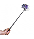 Selfie stick CELLY Mini selfie, spúšť cez 3.5mm jack, kompaktné rozmery, čierna