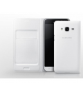 Samsung Originál flipové púzdro EF-FG800BW pre Galaxy S5 mini, Biela