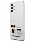 KLHCA32CKTR Karl Lagerfeld PC/TPU Karl & Choupette Kryt pro Samsung Galaxy A32 5G Transparent