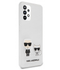 KLHCA32CKTR Karl Lagerfeld PC/TPU Karl & Choupette Kryt pro Samsung Galaxy A32 5G Transparent