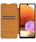 Nillkin Qin Book Pouzdro pro Samsung Galaxy A32 4G Brown